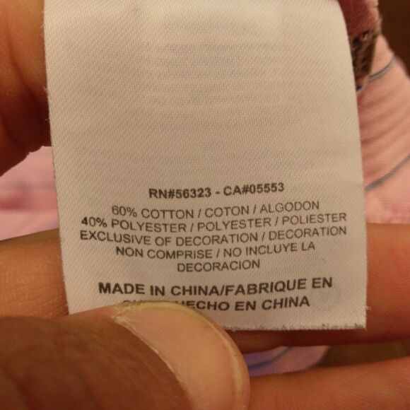 Tiger Woods Collection Nike golf polo shirt mens Xl Xlarge pink striped dri-fit - Picture 7 of 8